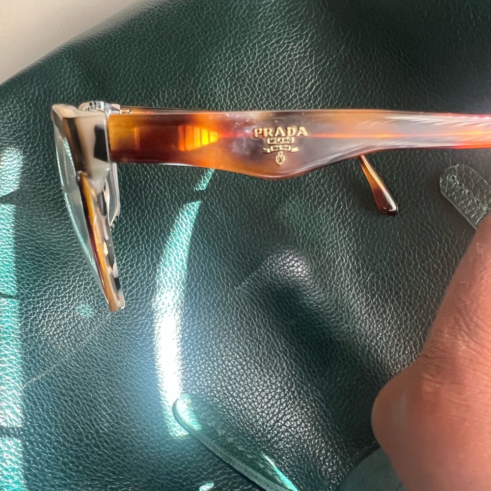 Prada Brown Tortoise Eyewear
